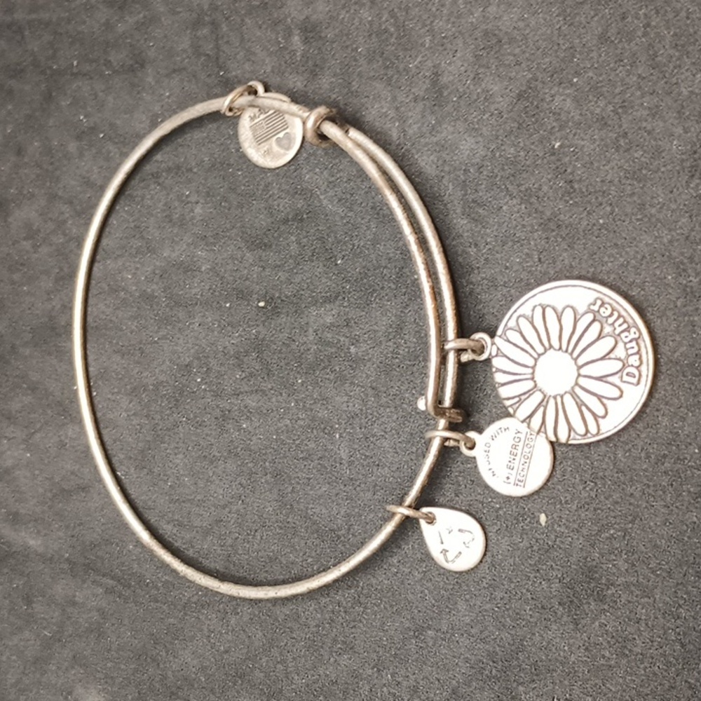 Alex and Ani 2015 daughter flower charm bracelet